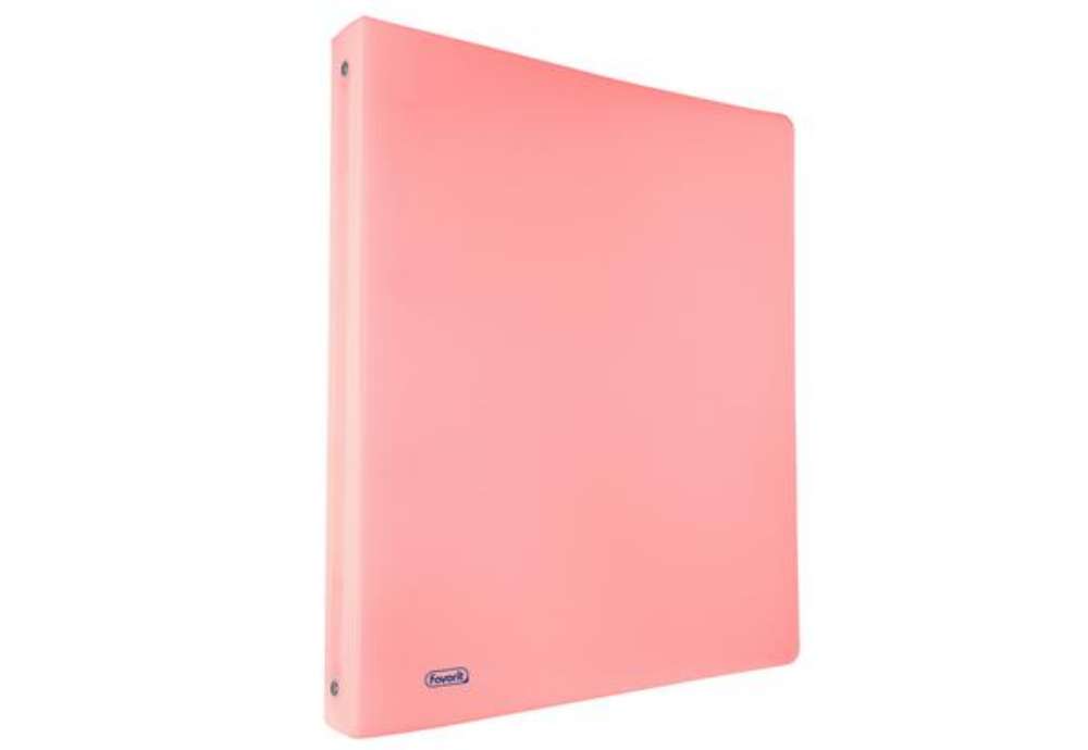 Immagine di Raccoglitore Pastel - 22 x 30 cm - 4 anelli tondi 30 mm - PP - cipria - Favorit
