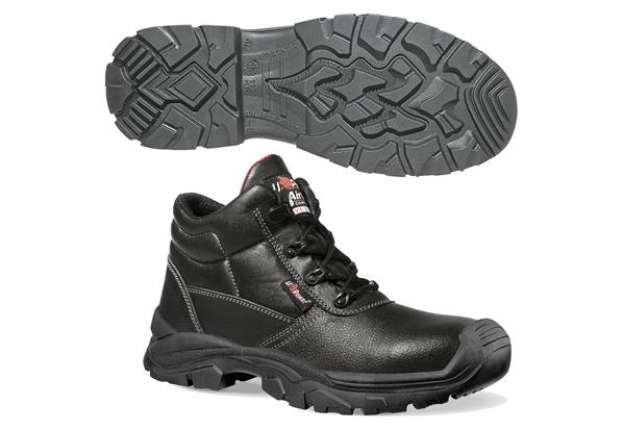 Immagine di Calzatura di sicurezza Texas UK S3 SRC Rock&roll - pelle grana mina idrorepellente - numero 35 - ner