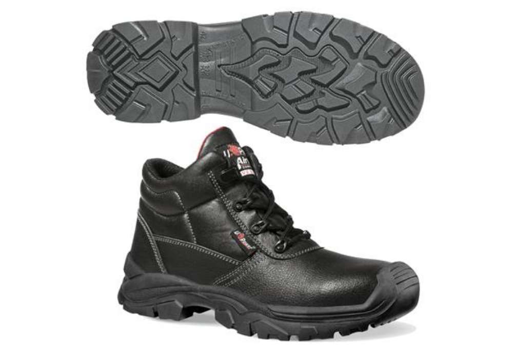 Immagine di Calzatura di sicurezza Texas UK S3 SRC Rock&roll - pelle grana mina idrorepellente - numero 48 - ner