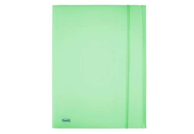 Immagine di Cartella 3L con elastico Pastel - PPL - 24x33cm - smeraldo - Favorit