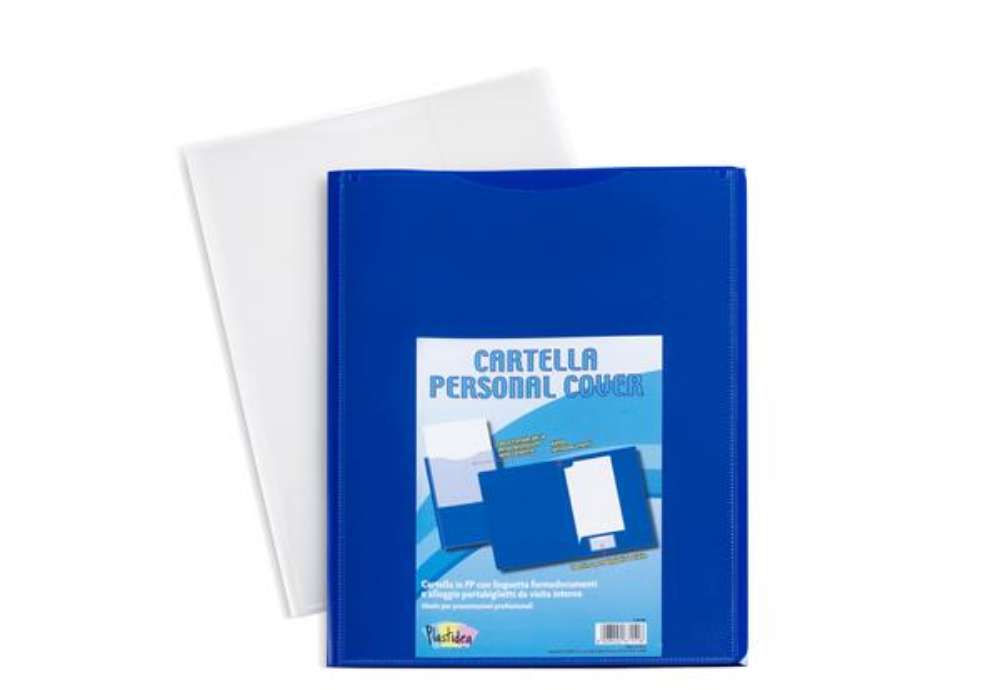 Immagine di Cartella per presentazione Personal Cover - A4 - PP - blu - Iternet - conf. 5 pezzi