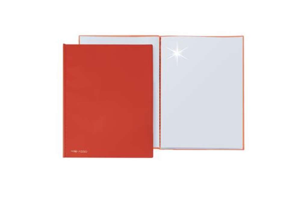 Immagine di Portalistini Asso - 22x30cm - 50 buste - rosso - Sei Rota