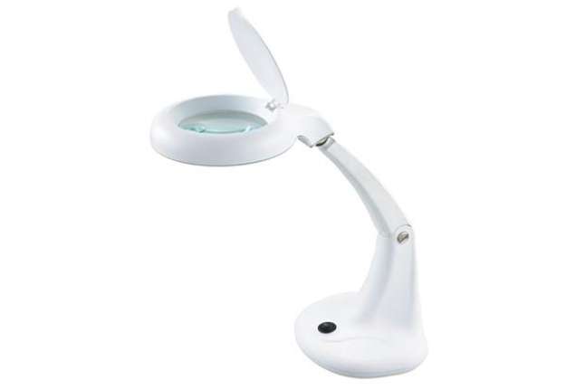 Immagine di Lampada MiniZoom - a led - con lente di ingrandimento - 5,9 W - bianco - Unilux