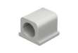 Immagine di Clip Cavoline? PRO fermacavi - adesiva - per 2 cavi - grigio - Durable - conf. 4 pezzi