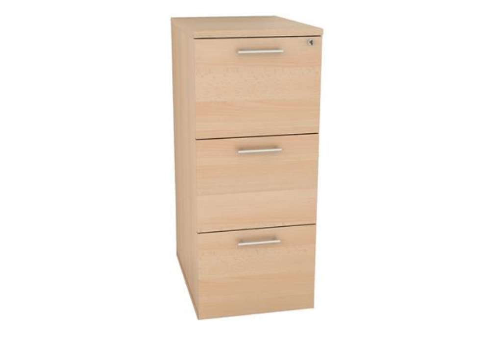 Immagine di Classificatore - 3 cassetti - 49 x 55 x 107,2 cm - faggio