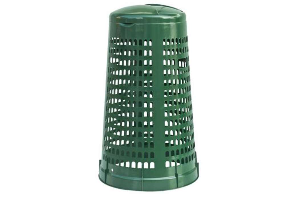 Immagine di Trespolo portasacco - con anello fermasacco - diametro 38 cm - altezza 85 cm - 110 L - verde - Mobil