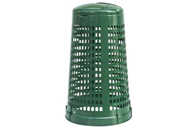 Immagine di Trespolo portasacco - con anello fermasacco - diametro 38 cm - altezza 85 cm - 110 L - verde - Mobil