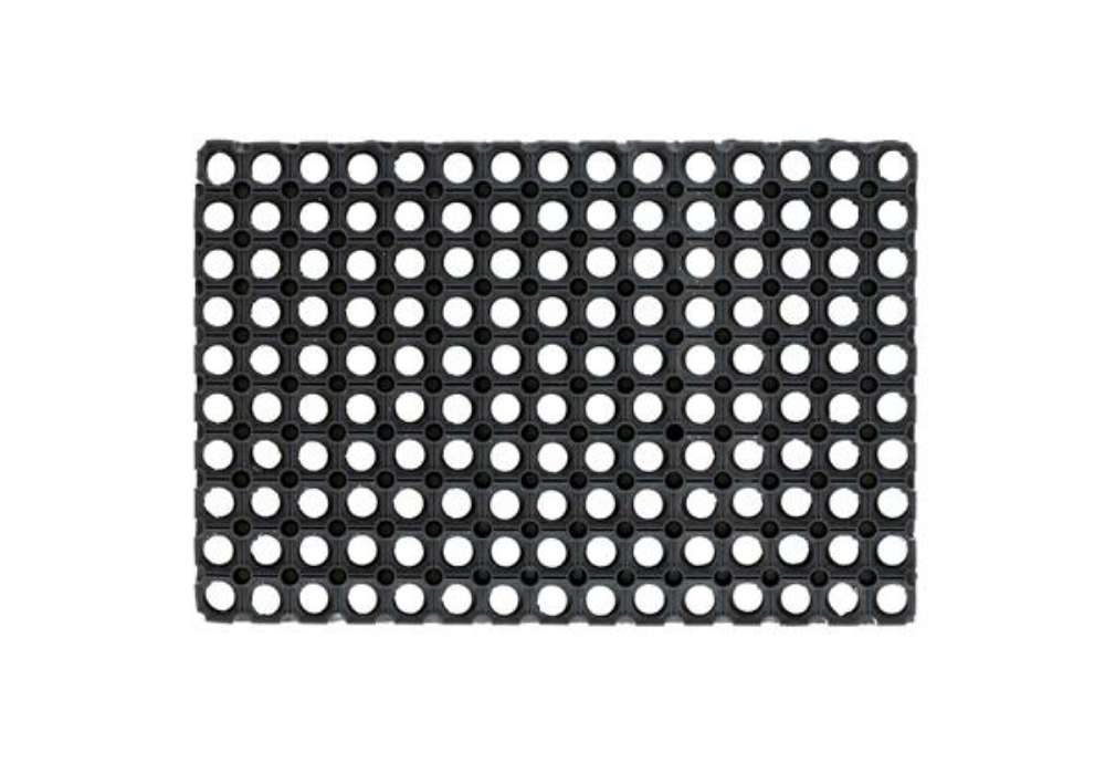 Immagine di Zerbino Gummy - 40 x 80 cm - nero - Velcoc