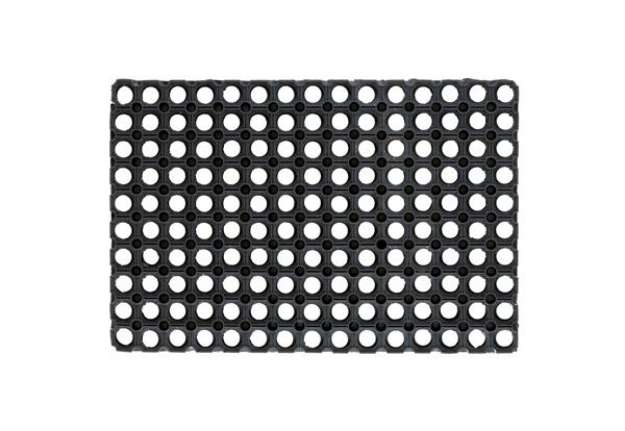 Immagine di Zerbino Gummy - 50 x 100 cm - nero - Velcoc