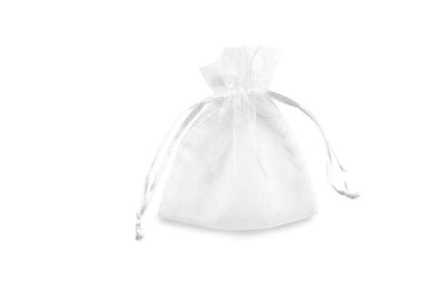 Immagine di Sacchetti organza Milly - 12,5 x 17 cm - bianco - PNP - conf. 20 pezzi