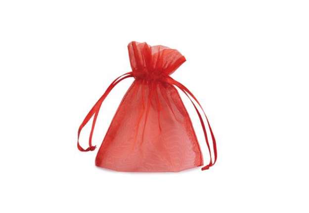Immagine di Sacchetti organza Milly - 12,5 x 17 cm - rosso - PNP - conf. 20 pezzi