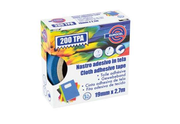 Immagine di Nastro adesivo telato TPA 200 - 1,9 cm x 2,7 m - blu - Eurocel