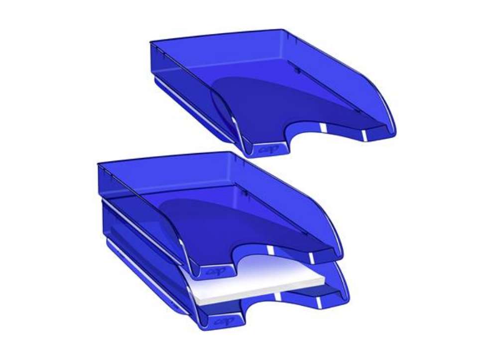 Immagine di Vaschetta portacorrispondenza 200+H - 34,8 x 25,7 x 6,6 cm - electric blue - Cep