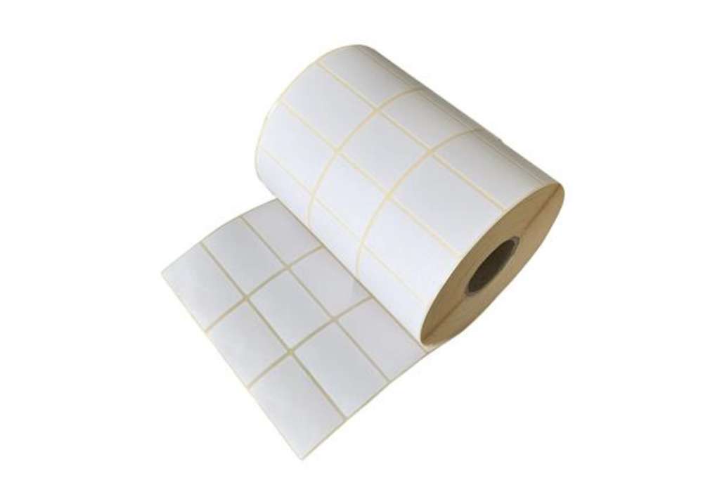 Immagine di Etichette per trasferimento termico diretto - 3 piste - 30 x 20 mm - Printex - rotolo da 9000 pezzi