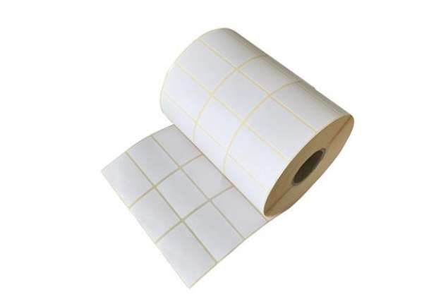 Immagine di Etichette per trasferimento termico diretto - 3 piste - 30 x 20 mm - Printex - rotolo da 9000 pezzi