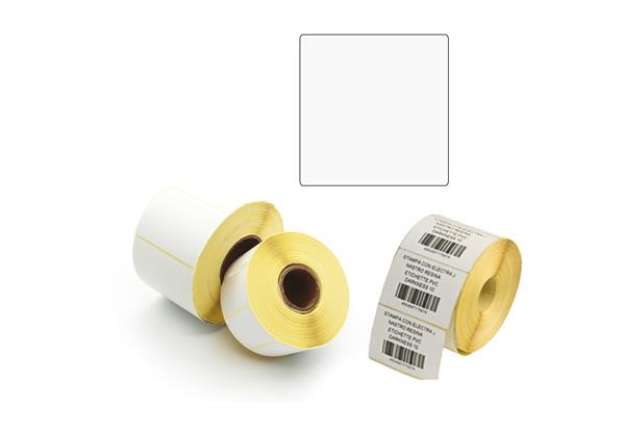 Immagine di Etichette per trasferimento termico diretto - 1 pista - 100 x 100 mm - Printex - rotolo da 500 pezzi