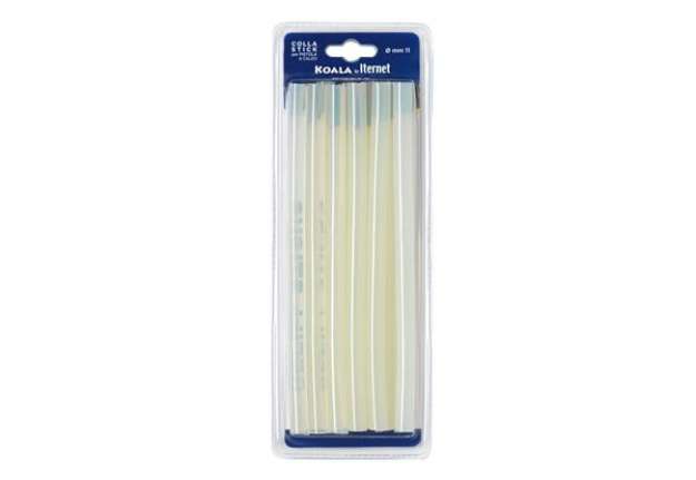 Immagine di Colla termofusibile - in stick - lunghezza 20 cm - diametro 1,1 cm - Iternet - blister da 12 refill