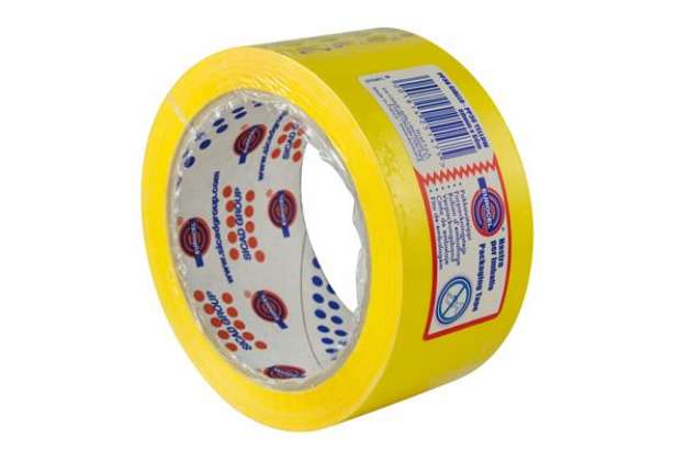 Immagine di Nastro adesivo PP36NN - 5 cm x 66 m - giallo - Eurocel
