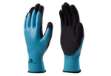 Immagine di Guanti Wet&Dry VV636BL - poliammide - palmo in nitrile - taglia 10 - blu/nero - Deltaplus