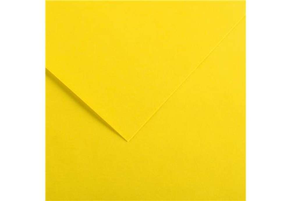 Immagine di Foglio Colorline - 70x100 cm - 220 gr - giallo canarino - Canson