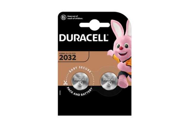 Immagine di Micropila DL2032 - 3V - a pastiglia - litio - Duracell - blister 2 pezzi