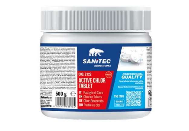Immagine di Cloro attivo concentrato - Tablet 500 gr - Sanitec