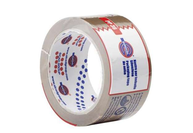Immagine di Nastro adesivo PP36NN - termo singolo - 5 cm x 66 m - avana - Eurocel