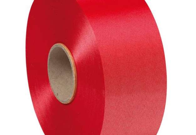 Immagine di Nastro liscio 6800 - in polipropilene - 50mmx100mt - rosso 07 - Brizzolari