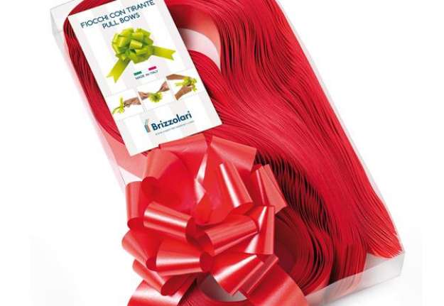 Immagine di Nastri strip 6800 - in polipropilene - rosso 07 - per fiocco autocomponibile - 31 mm - diametro 13 c