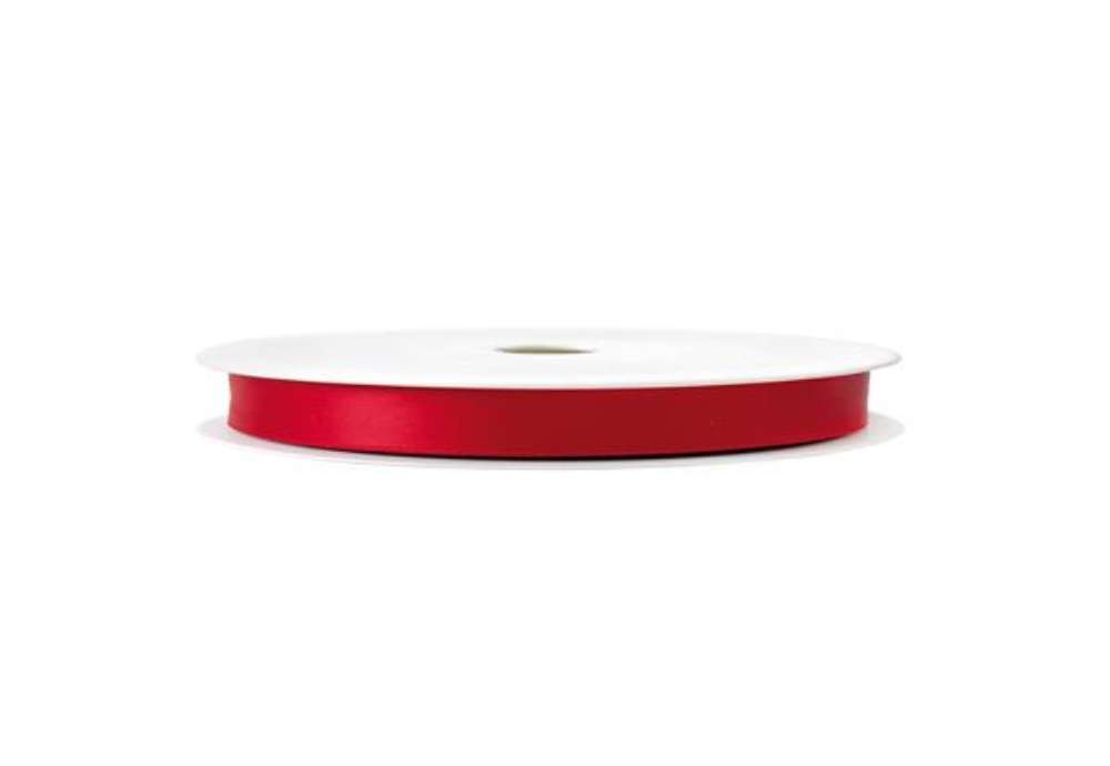 Immagine di Nastro doppio raso - 10mmx25mt - rosso 35 - Brizzolari