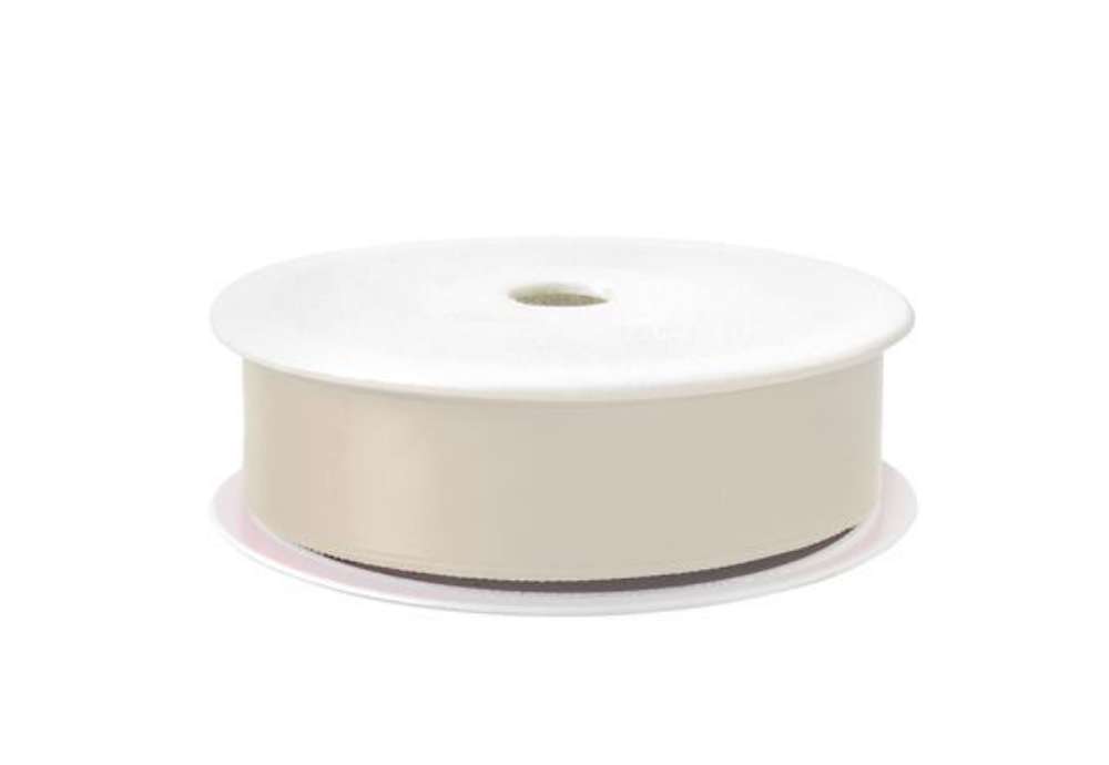 Immagine di Nastro doppio raso - 25mmx25mt - avorio 50 - Brizzolari