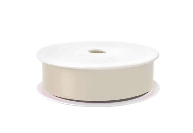 Immagine di Nastro doppio raso - 25mmx25mt - avorio 50 - Brizzolari