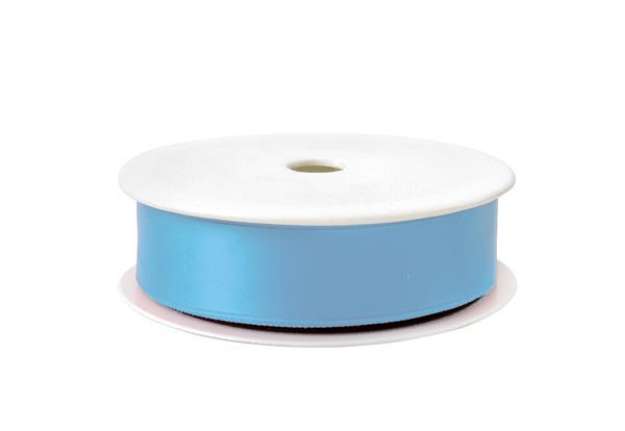 Immagine di Nastro doppio raso - 25mmx25mt - azzurro 70 - Brizzolari