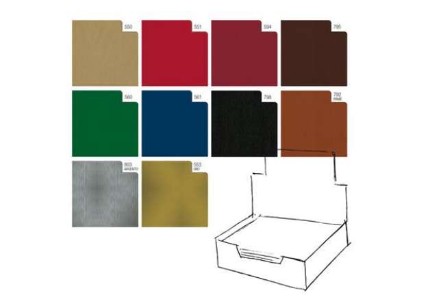 Immagine di Carta regalo - kraft - Dark - 70 x 100 cm - Rex Sadoch - scatola 100 fogli