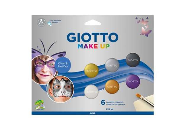 Immagine di Ombretti Make Up - 5 ml - colori metal - Giotto - conf. 6 pezzi