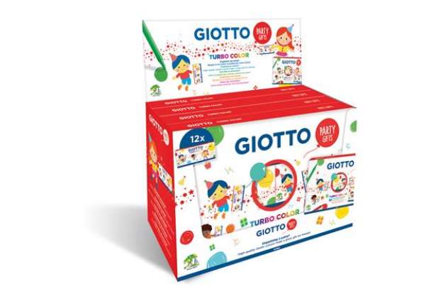 Immagine di Set 12 astucci da 6 pennarelli - turbo color party gifts - Giotto