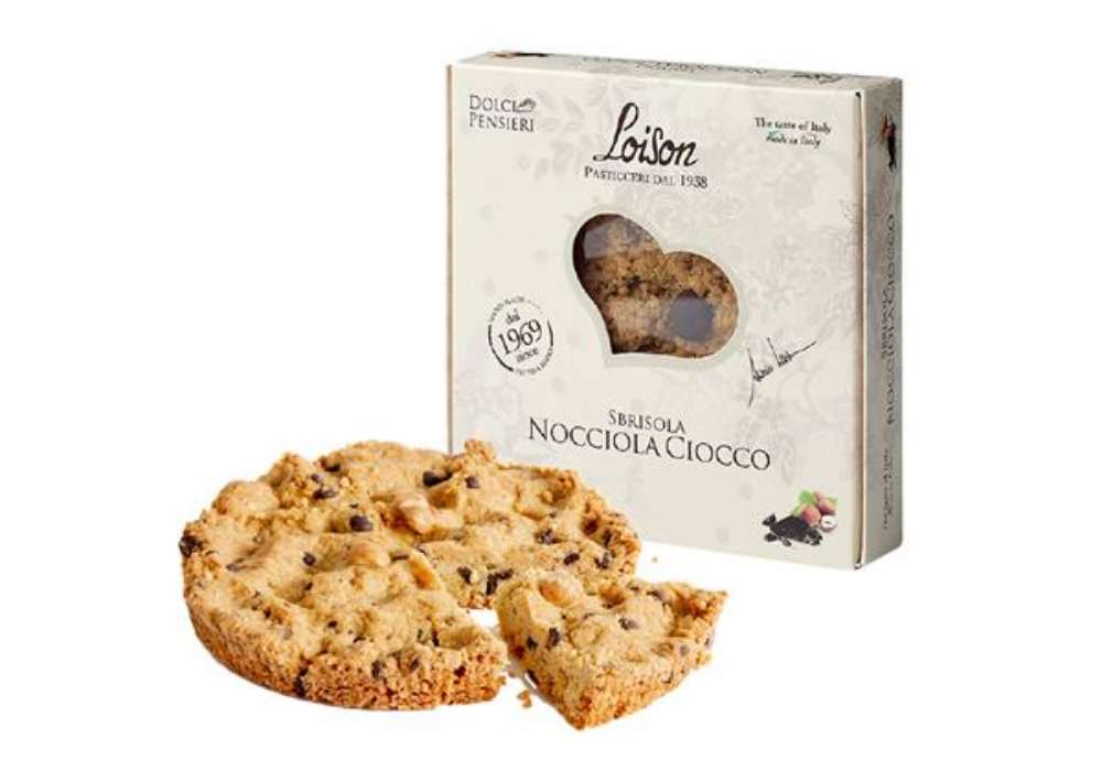 Immagine di Torta sbrisola nocciola ciocco - 200 gr - Loison