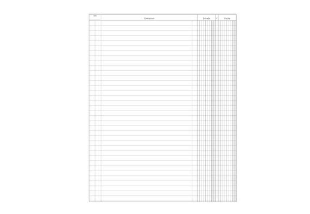 Immagine di Registro Entrate-Uscite - 100 pagine - 31 x 24,5 cm - DU135800000 - Data Ufficio