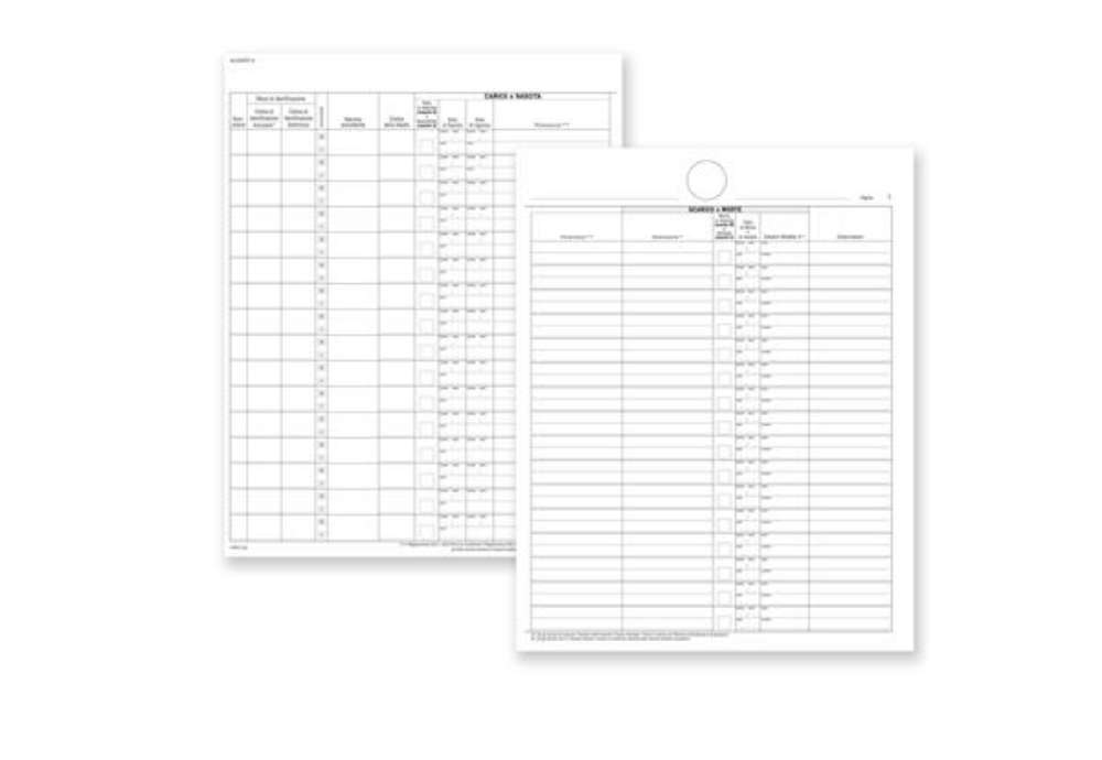 Immagine di Registro carico/scarico bovini - 23 pagine numerate - 31 x 24,5 cm - DU138313000 - Data Ufficio