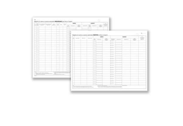 Immagine di Registro carico/scarico ovini/caprini - 46 pagine numerate - 24,5 x 31 cm - DU138412000 - Data uffic