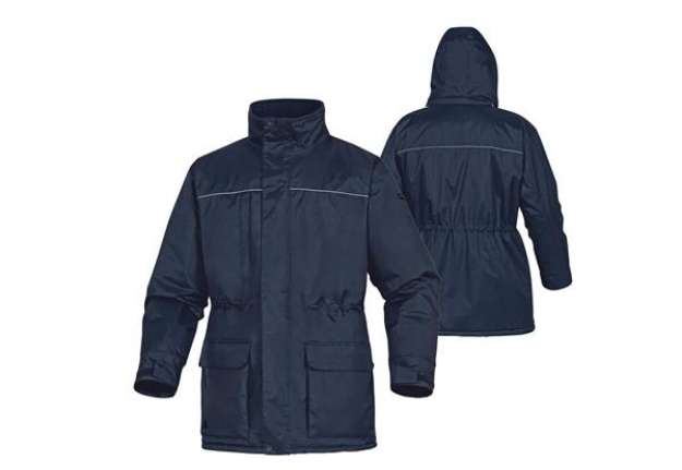 Immagine di Parka Helsinki2 per freddo estremo - taglia L - poliestere - blu - Deltaplus