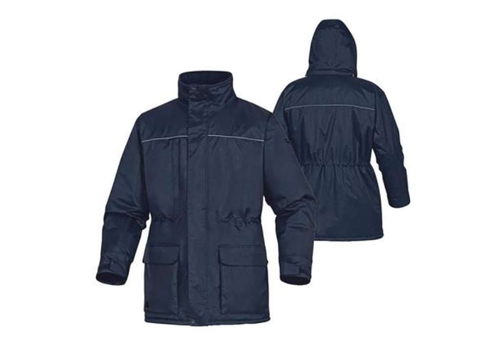 Immagine di Parka Helsinki2 per freddo estremo - taglia XXL - poliestere - blu - Deltaplus