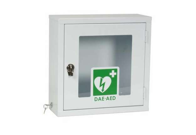 Immagine di Visio Teca per defibrillatore semiautomatico - bianco - PVS