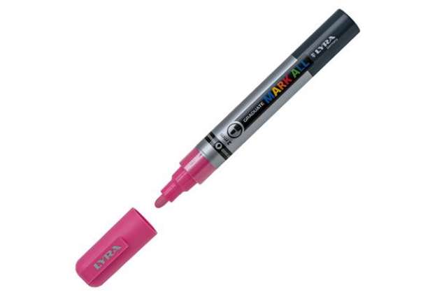 Immagine di Marcatore a base d'acqua Graduate Mark All  - punta tonda 2mm - rosa - Lyra