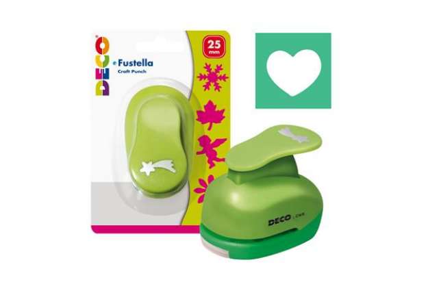 Immagine di Fustella - motivo cuore - dim. sagoma 25 mm - Deco