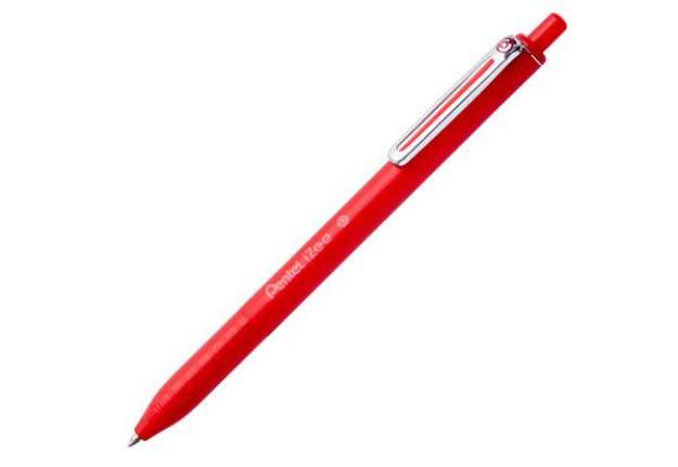 Immagine di Penna a sfera a scatto iZee - punta 0,7 mm - rosso - Pentel
