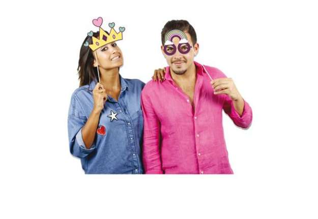Immagine di Photo Booth Unicorno - 8 elementi - Big Party