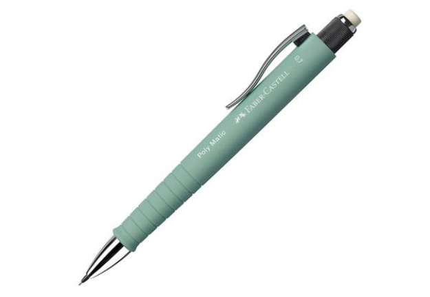 Immagine di Portamine Poly Matic - mina 0,7 mm - fusto verde menta - Faber-Castell