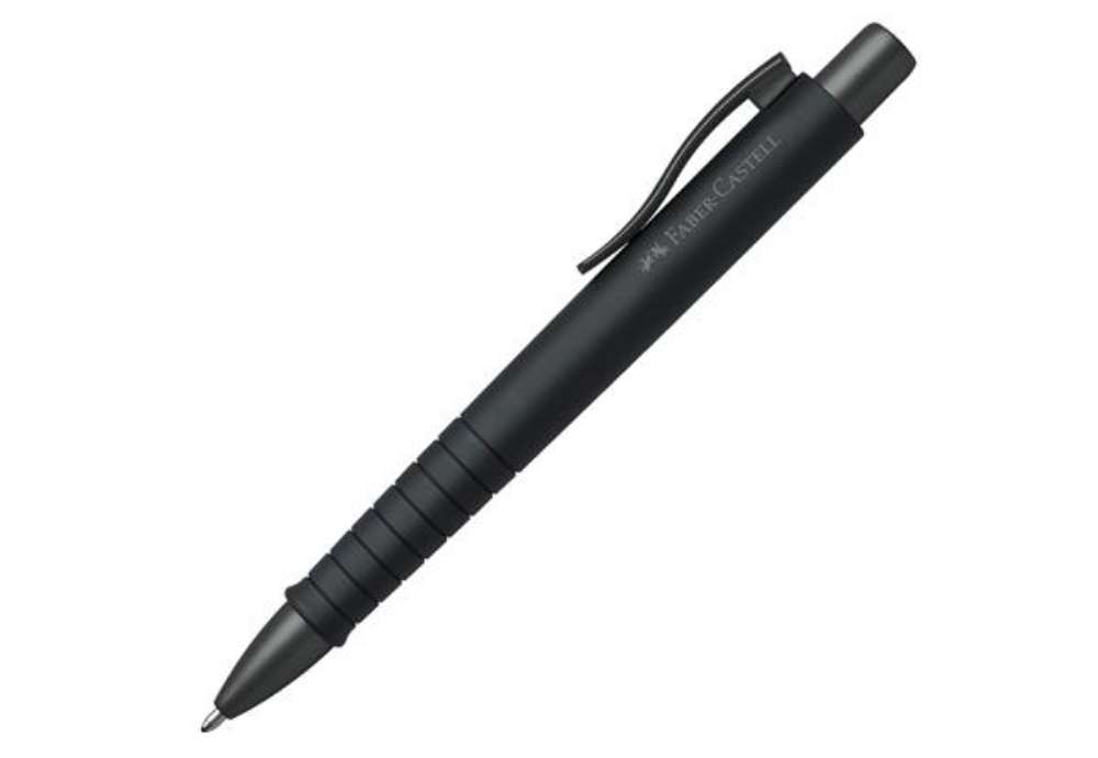 Immagine di Penna a sfera a scatto Poly Ball - Punta 0,7 mm - fusto all black - Faber-Castell
