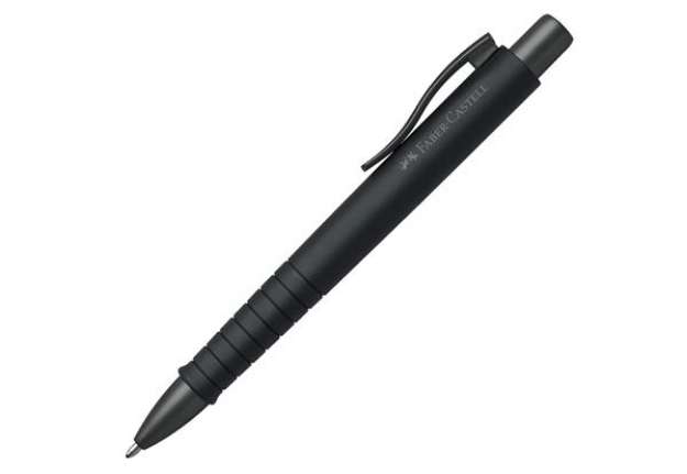Immagine di Penna a sfera a scatto Poly Ball - Punta 0,7 mm - fusto all black - Faber-Castell